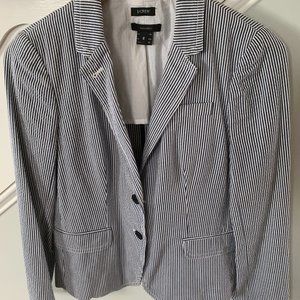 J. Crew Women's Searsucker Blazer